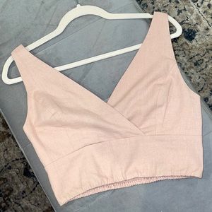 Kittenish V-Neck Cropped Tank